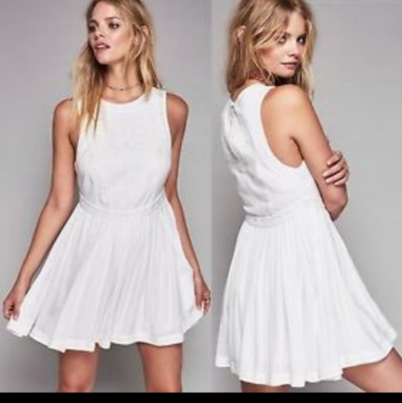 Free People Birds of a Feather white dress Size 6 - Picture 2 of 8